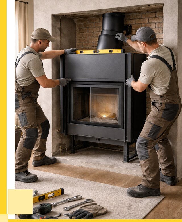 Установка каминных топок в Тынде под ключ от 18499 р. | ЭриданТнд