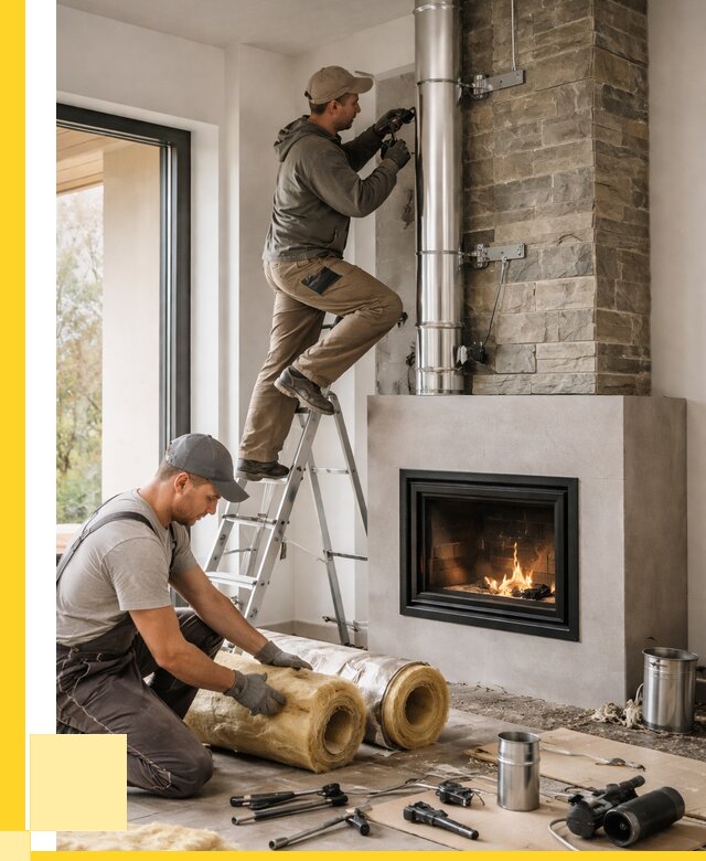 Монтаж дымоходов для каминов в Тынде от 15416 р. ЭриданТнд