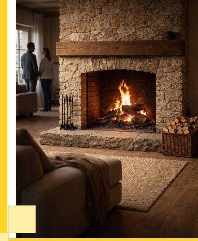 Открытые камины под ключ в Тынде от 154155 р. ЭриданТнд