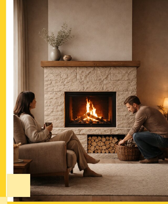 Камины для дома в Тынде под ключ от 154155 р. | ЭриданТнд