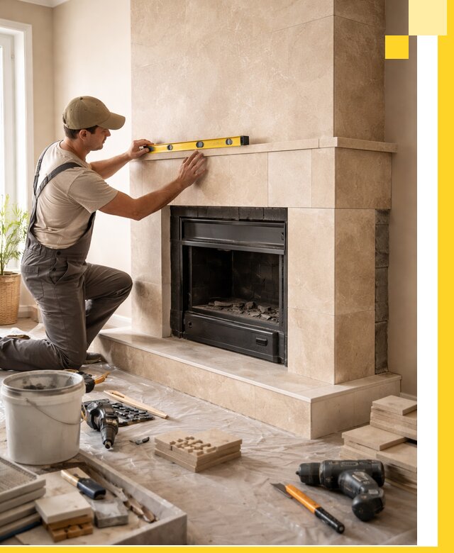 Установка и монтаж каминов в частном доме под ключ в Тынде