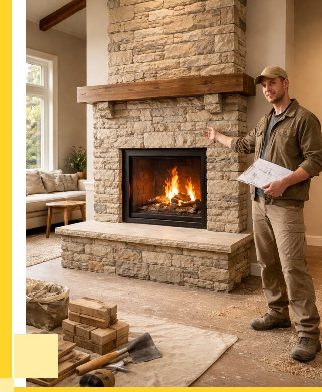 Камины под ключ в Тынде от 184986 р. | ЭриданТнд — установка