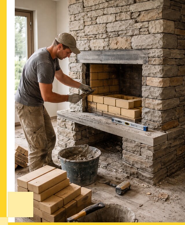 Кладка каминов и камина в Тынде от 25693 р. ЭриданТнд