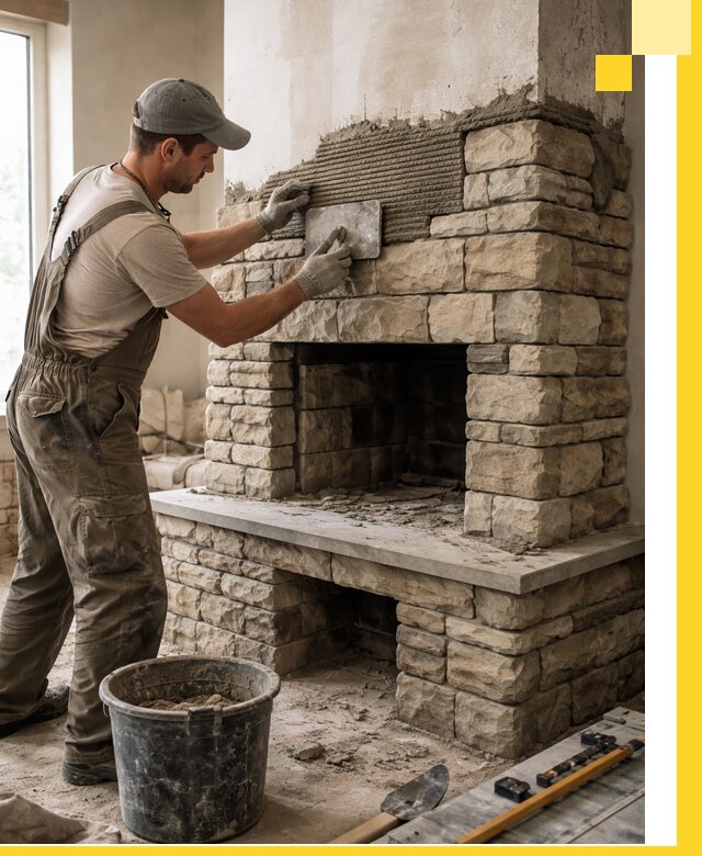 Строительство каминов под ключ в Тынде от проектирования до монтажа