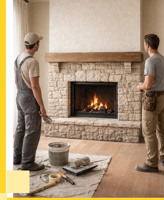 Отделка каминов в Тынде от 6680 р. под ключ | ЭриданТнд