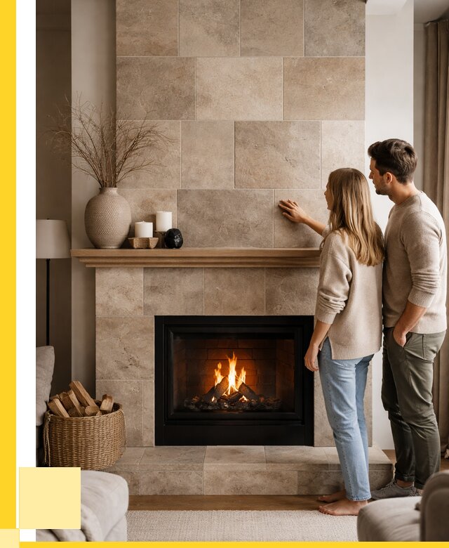 Облицовка каминов керамогранитом в Тынде от 4625 р. | ЭриданТнд