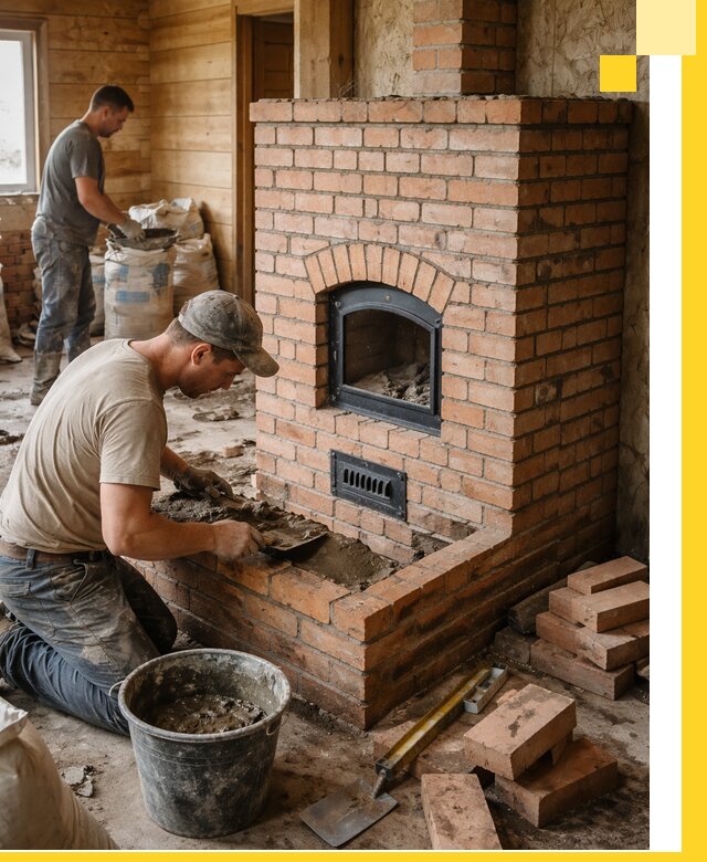 Профессиональное строительство печей в Тынде под ключ
