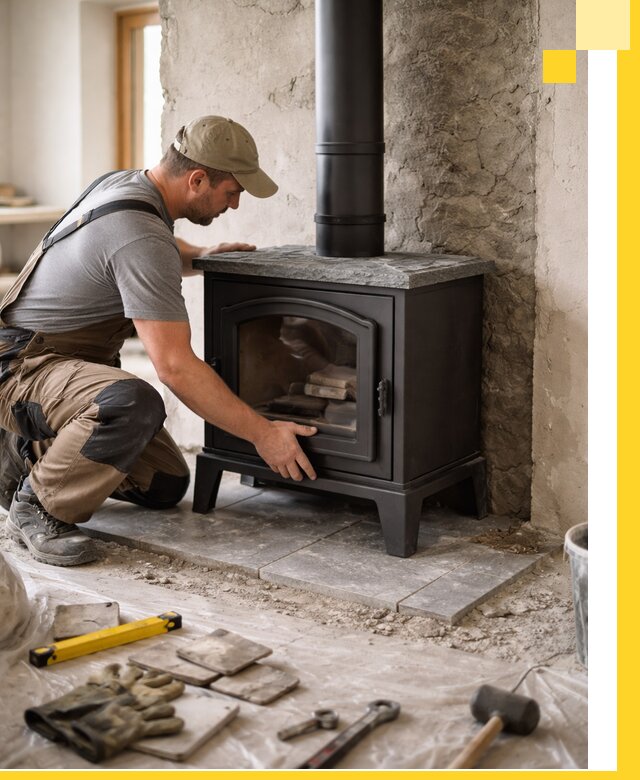 Профессиональный монтаж печей и каминов в Тынде под ключ