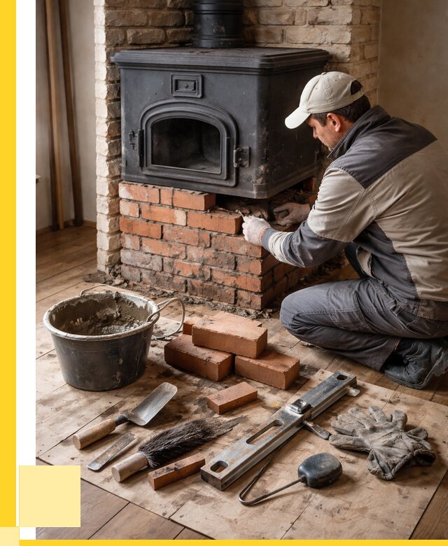 Ремонт печей в Тынде от 12332 р., услуги печника ЭриданТнд