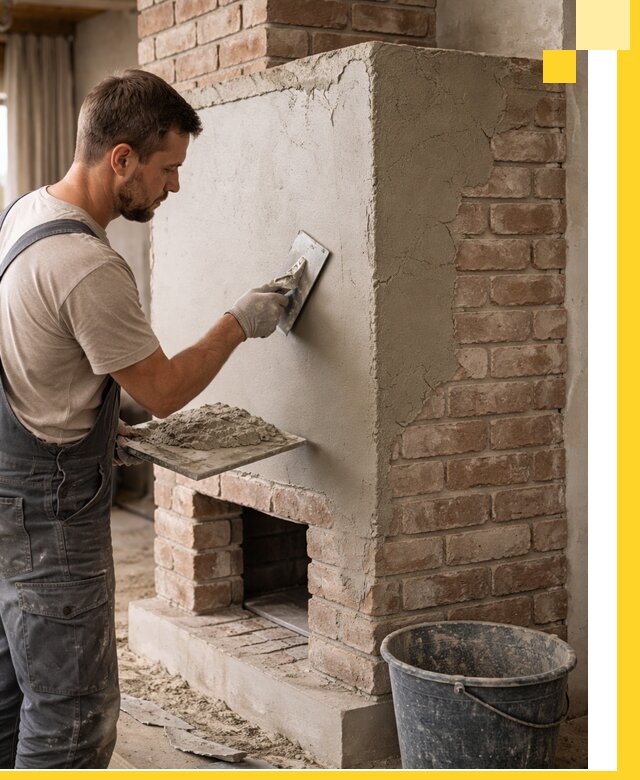 Отделка печей и облицовка каминов в Тынде под ключ