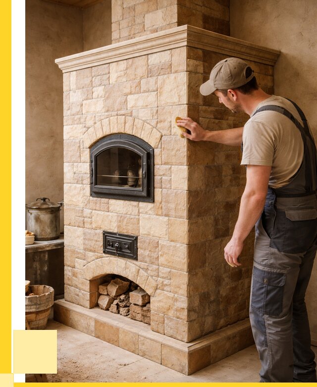 Облицовка печей в Тынде от 4625 р. под ключ | ЭриданТнд