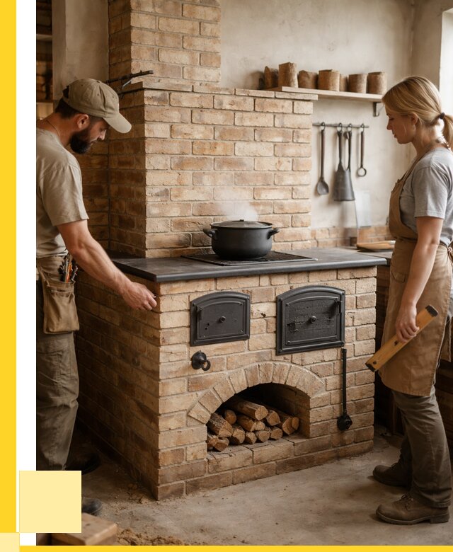 Варочно отопительные печи в Тынде от 92493 р. | ЭриданТнд