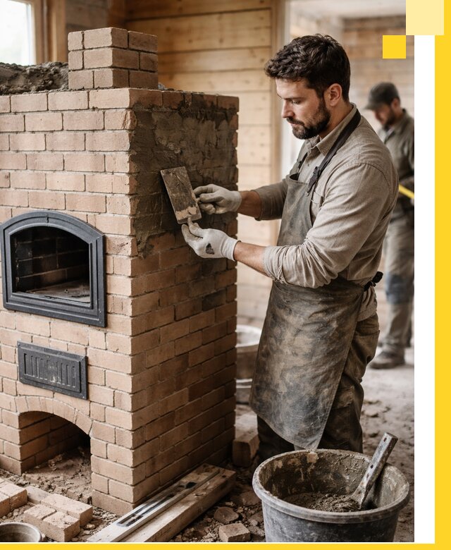 Изготовление и установка печей-шведок под ключ в Тынде