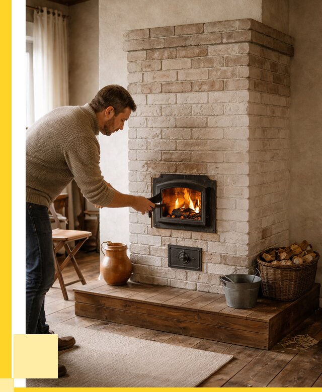 Печь голландка из кирпича в Тынде от 87355 р. | ЭриданТнд