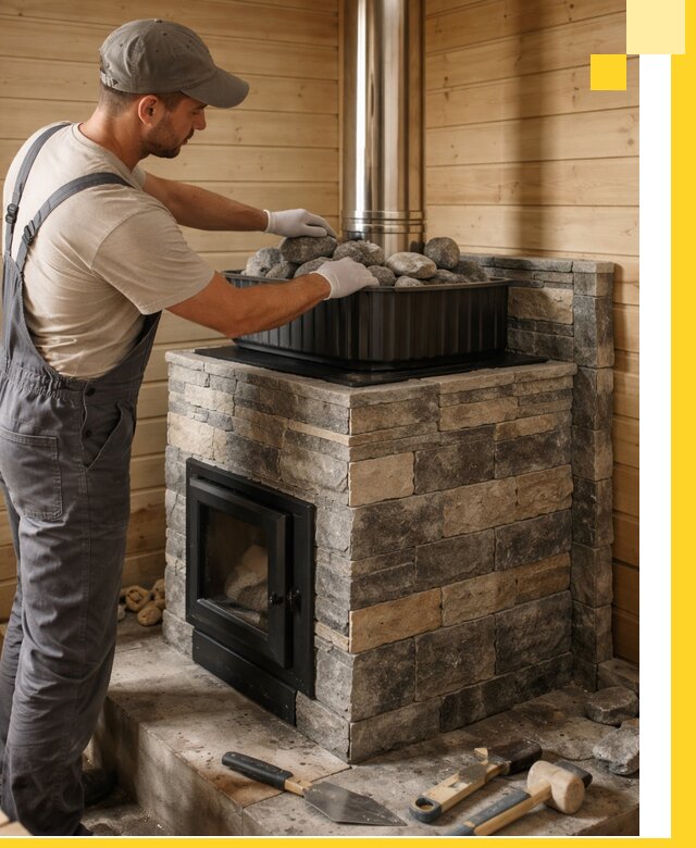 Печи для парной в Тынде, производство, монтаж и обслуживание