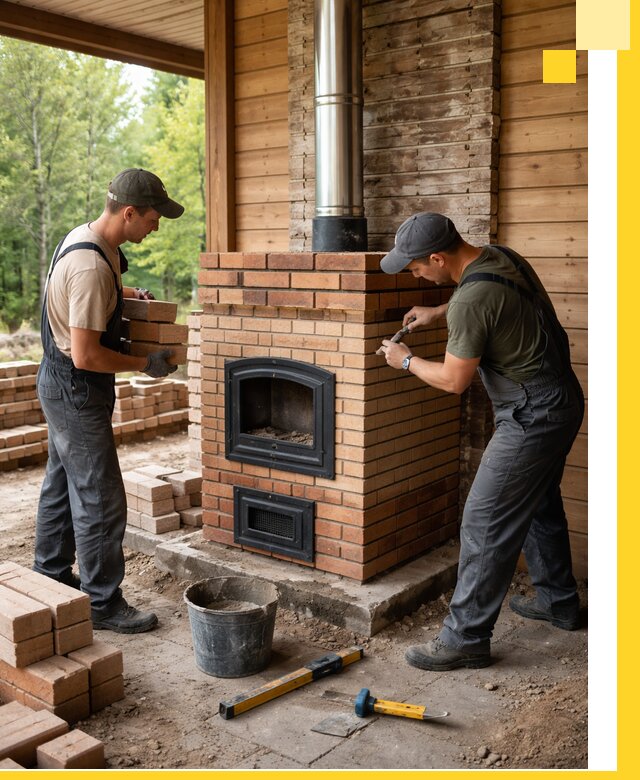 Производство и установка дачных печей под ключ в Тынде