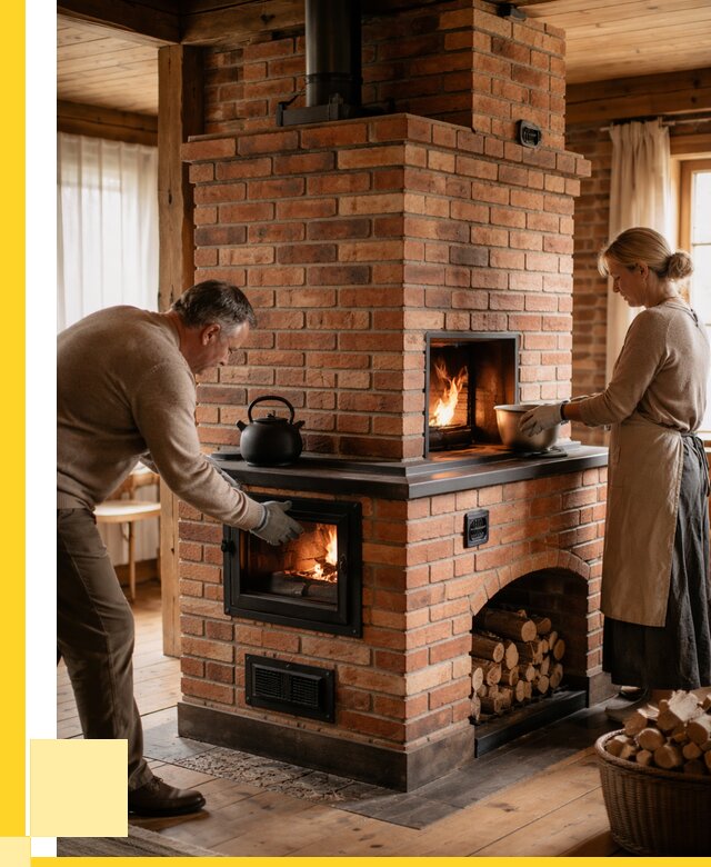 Печи для загородного дома под ключ в Тынде от 82216 р. | ЭриданТнд