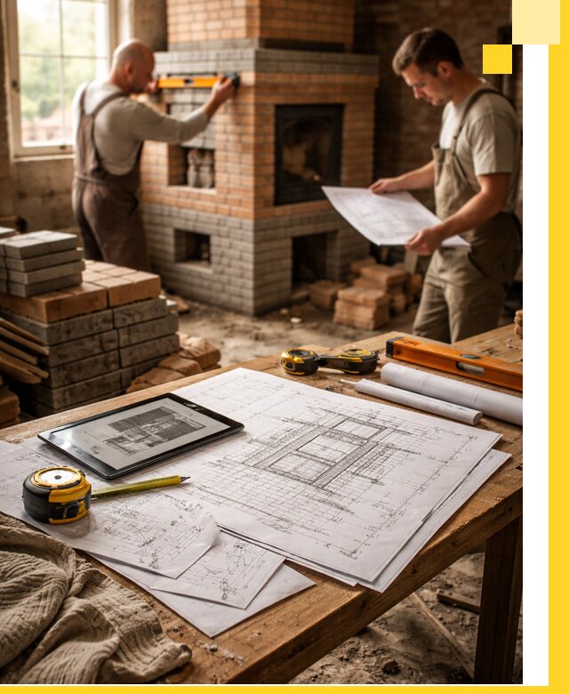 Проекты печей и каминов с индивидуальным дизайном в Тынде