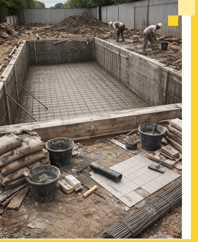 Строительство бассейнов под ключ в Тынде, дизайн и монтаж