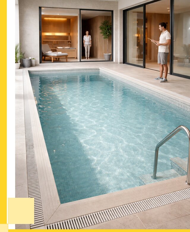 Отделка бассейна пленкой ПВХ в Тынде от 3597 р. - ЭриданТнд