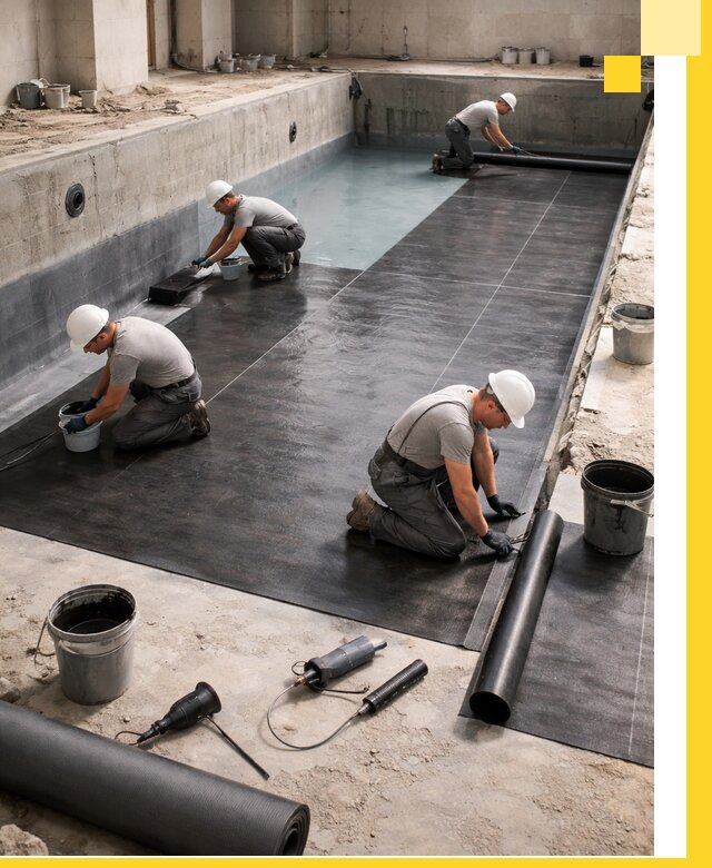 Профессиональная гидроизоляция бассейнов и чаш в Тынде под ключ