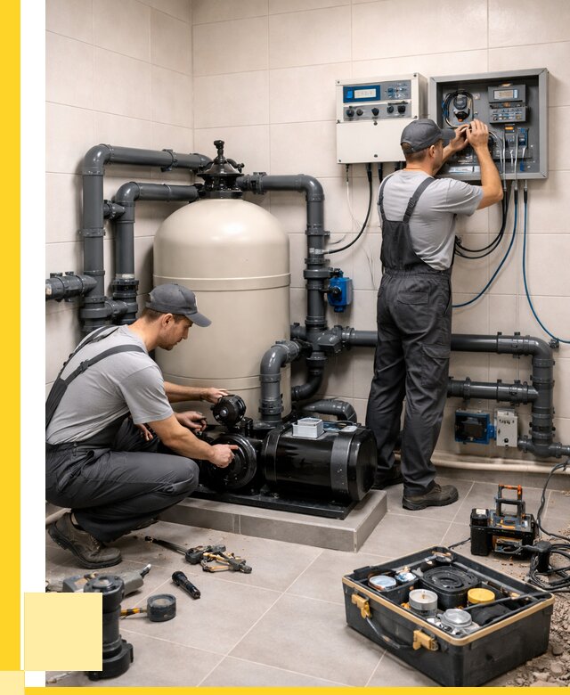 Монтаж оборудования для бассейнов в Тынде от 41108 р. | ЭриданТнд