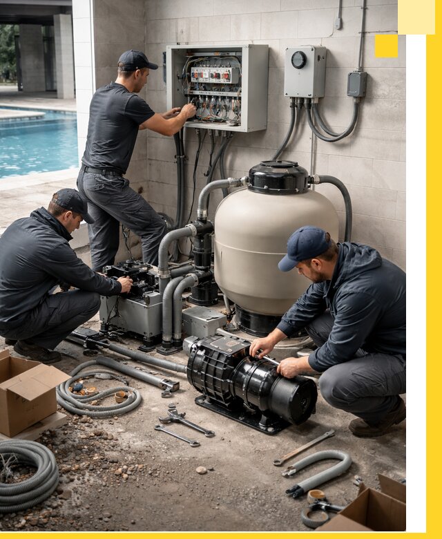 Профессиональный монтаж оборудования для бассейнов в Тынде