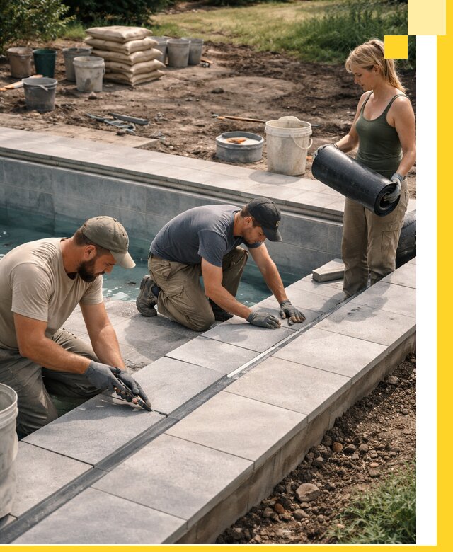 Строительство и монтаж уличных бассейнов под ключ в Тынде