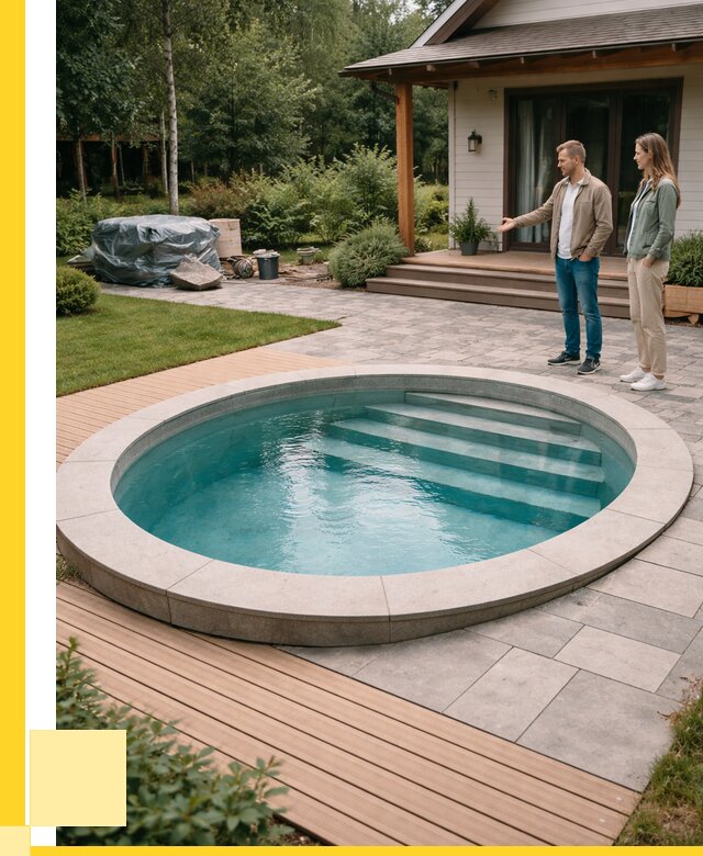 Бассейн на даче под ключ в Тынде от 205540 р., ЭриданТнд