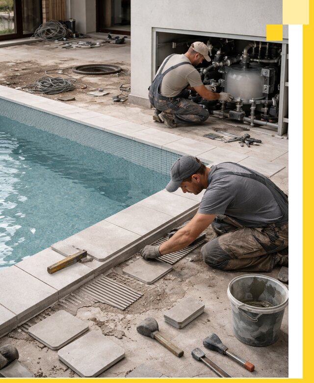 Строительство и монтаж бассейнов в коттедже в Тынде