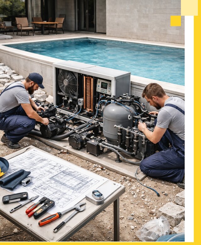 Проектирование и монтаж бассейнов с подогревом в Тынде