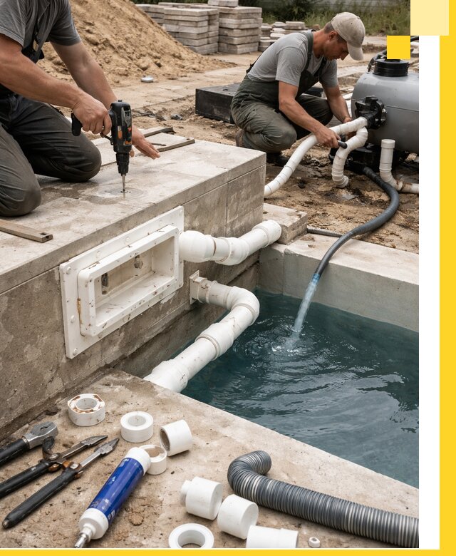 Строительство скиммерных бассейнов под ключ в Тынде