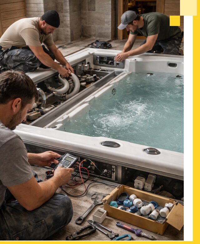 Гидромассажные бассейны под ключ в Тынде, дизайн и монтаж