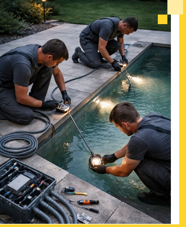 Профессиональное освещение бассейнов в Тынде: дизайн и монтаж