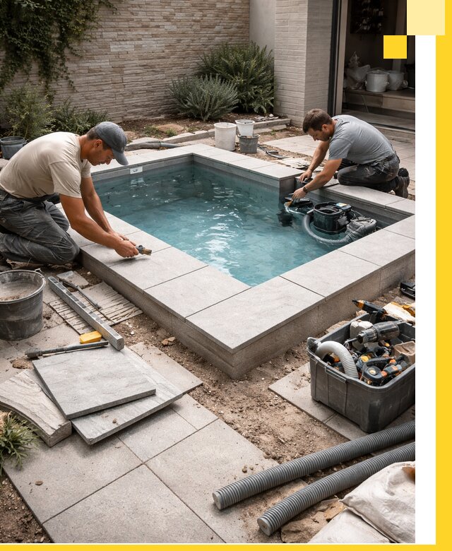 Мини бассейны под ключ в Тынде, дизайн и установка