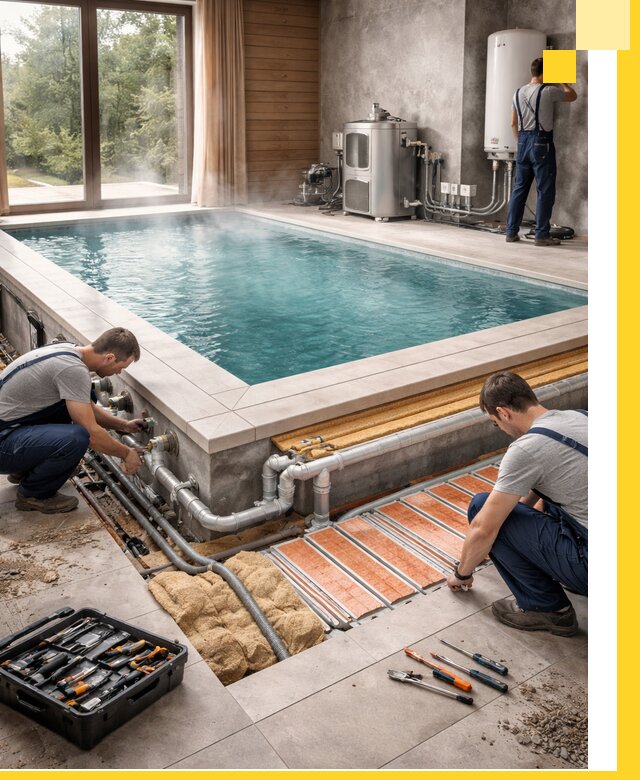 Проектирование и строительство тёплых бассейнов в Тынде