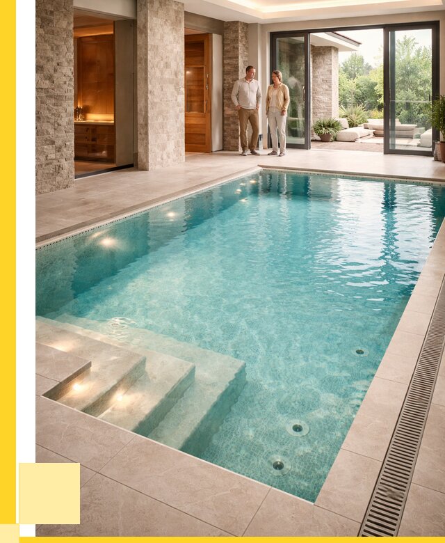 Бассейн во дворе в Тынде: проект, отделка от 1233240 р. | ЭриданТнд