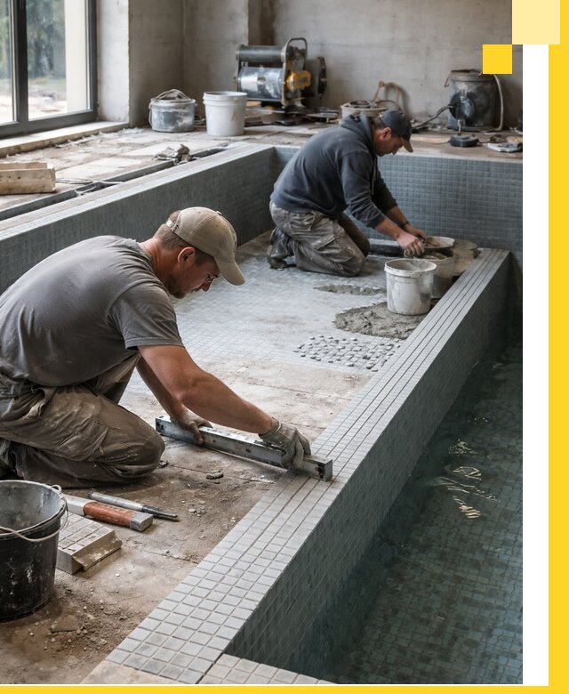 Строительство бассейна в частном доме в Тынде под ключ