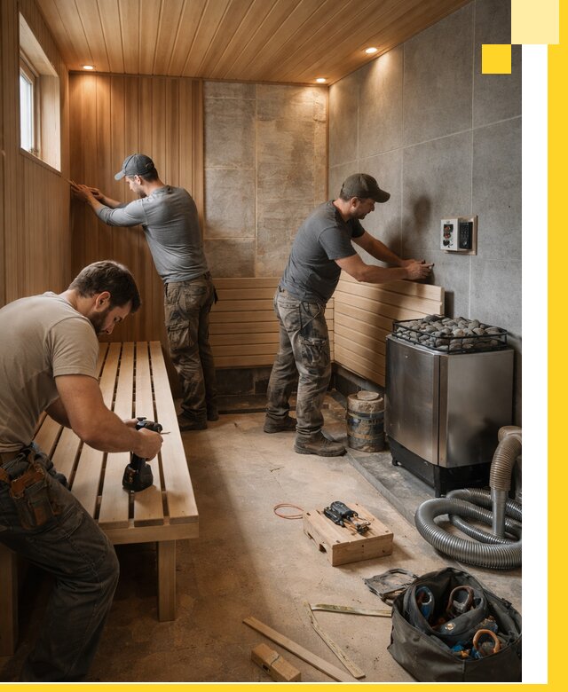 Сауны под ключ в Тынде, проектирование, строительство, отделка