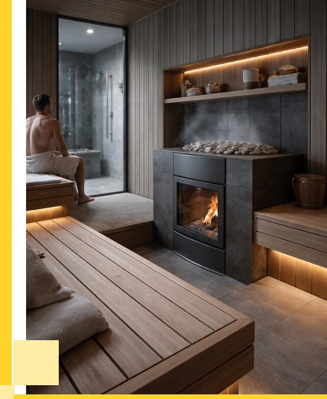 Проект сауны в частном доме в Тынде от 35970 р. | ЭриданТнд
