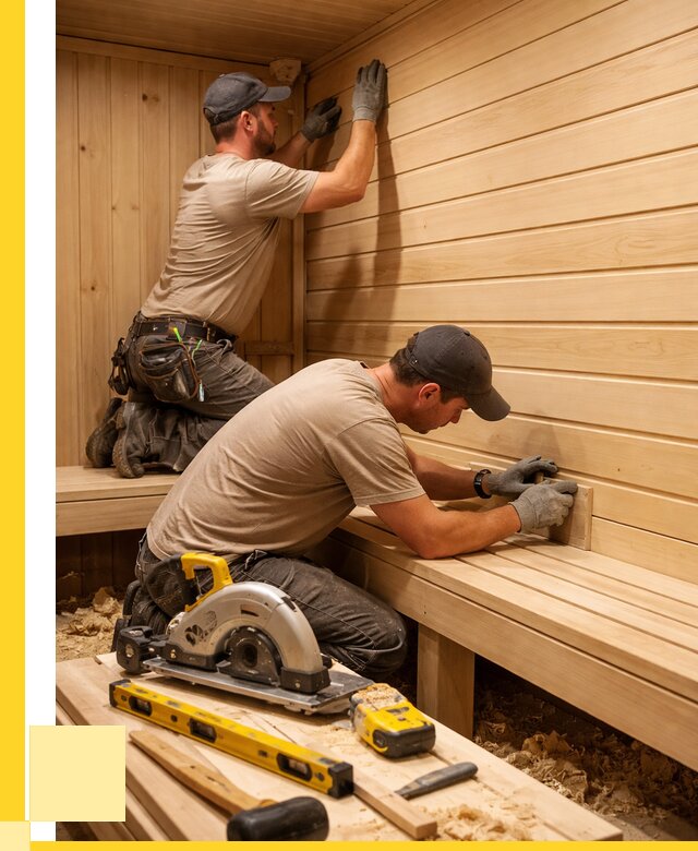 Обшивка саун вагонкой в Тынде от 2569 р. | ЭриданТнд