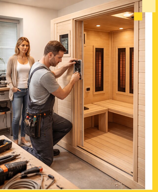 Инфракрасные сауны под ключ в Тынде продажа и установка