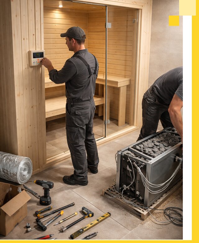 Поставка, установка и монтаж электрических саун в Тынде