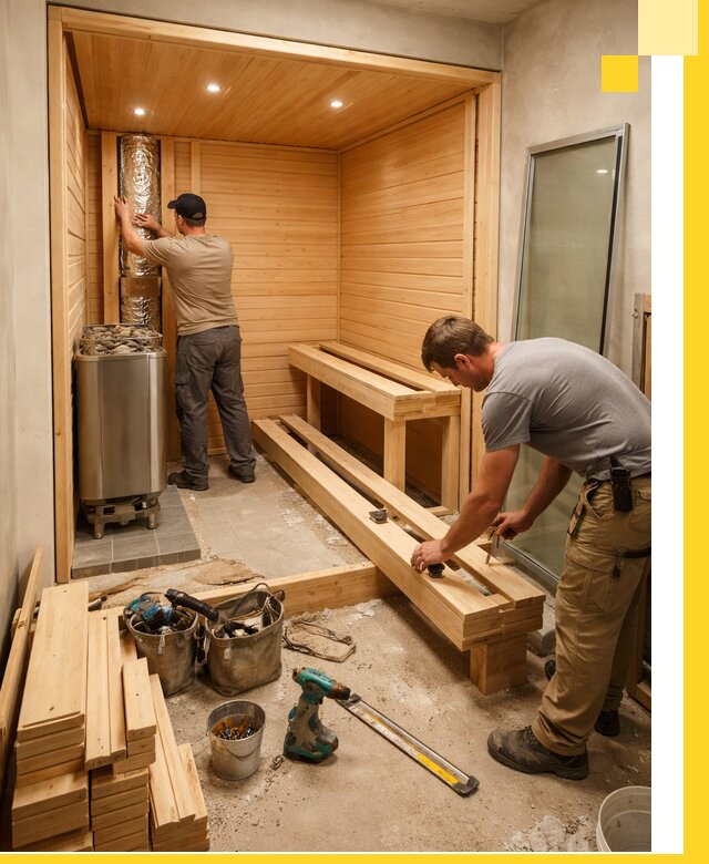 Проектирование и установка домашних саун под ключ в Тынде