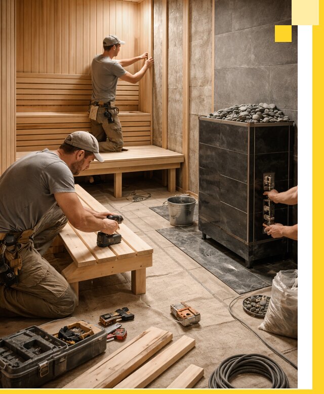 Дизайн и строительство интерьерных саун под ключ в Тынде
