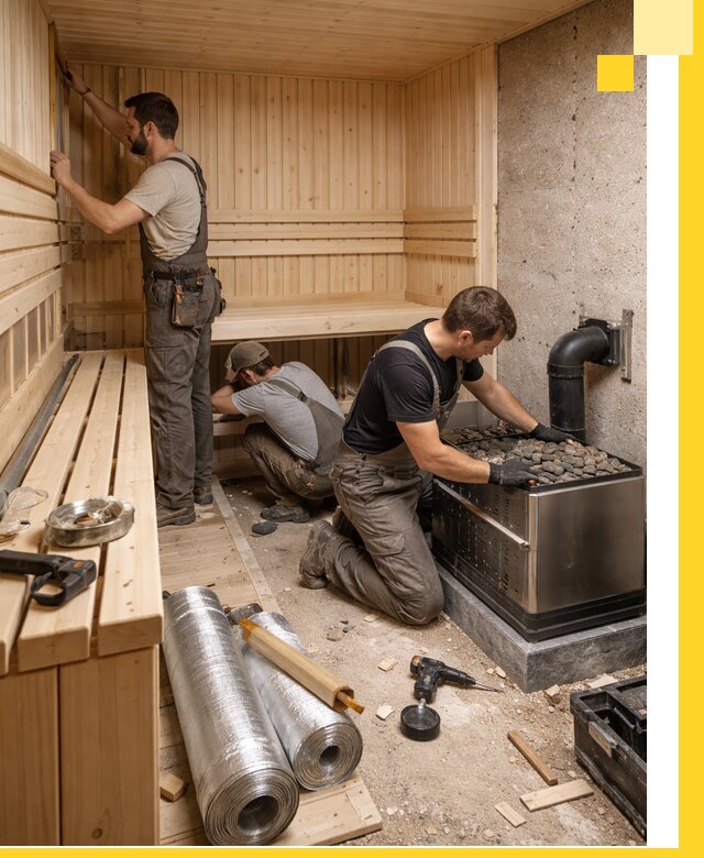 Индивидуальные сауны на заказ в Тынде под ключ, проект и монтаж