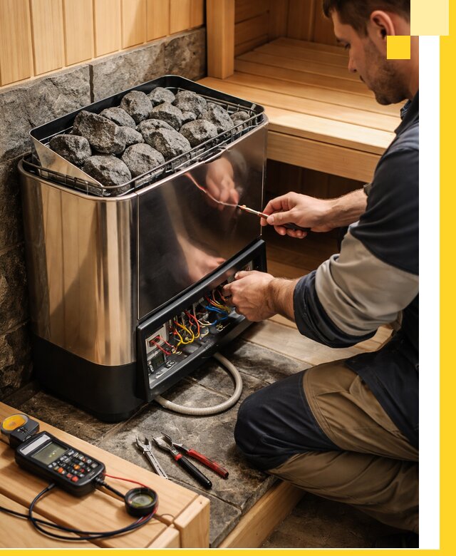 Продажа и установка электрокаменок для саун в Тынде