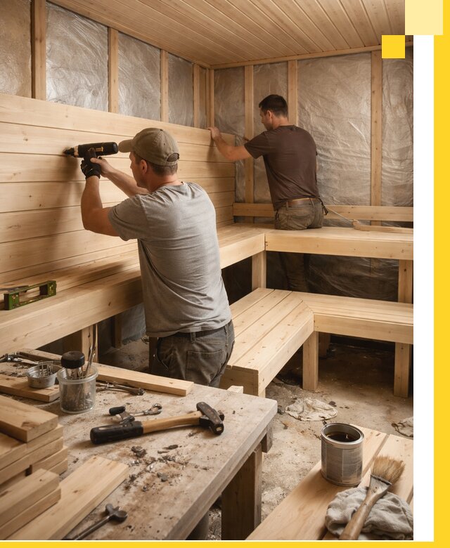 Профессиональная отделка бань и саун под ключ в Тынде