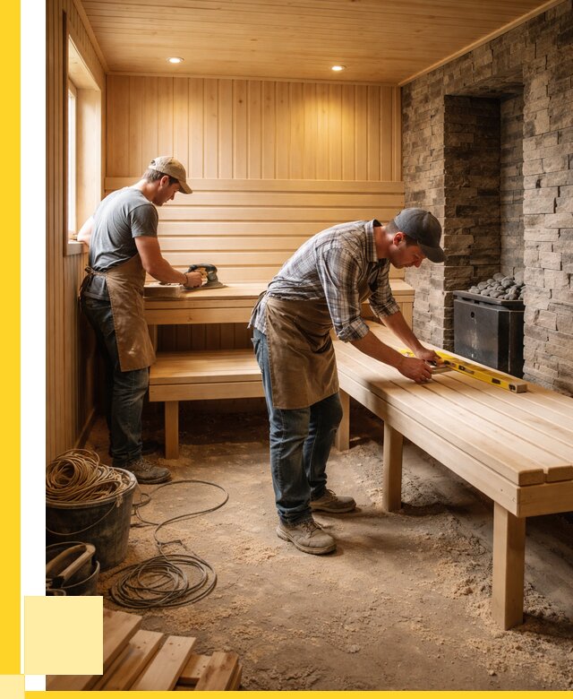 Отделка бани в Тынде: внутренняя отделка от 3083 р. | ЭриданТнд