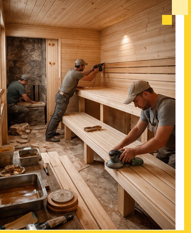 Профессиональная отделка бань в Тынде под ключ, с гарантией